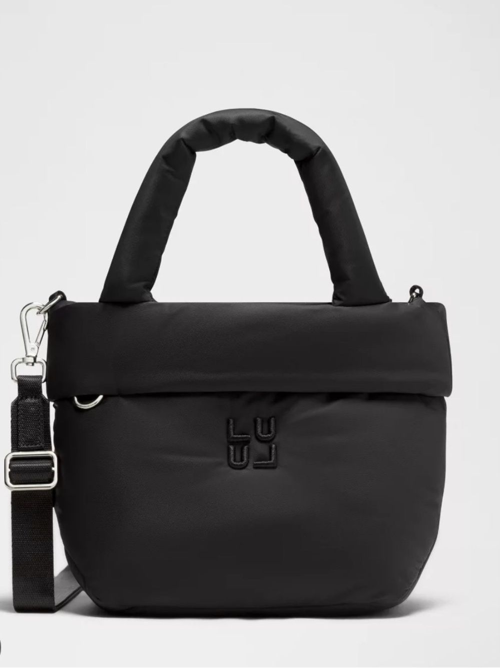 lululemon athletica Black Puffy On My Level Tote 3L